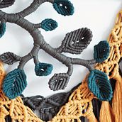 My project for course: 3D Macramé for Botanical Wall Hanging. Arts, Crafts, Interior Decoration, Fiber Arts, Macramé, and Textile Design project by Monika Maria - 02.14.2023