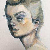 Figure drawing & portraits. Projekt z dziedziny  Sztuki piękne,  Malarstwo, Trad, c, jna ilustracja,  R i sunek użytkownika Katerina Rastokinova - 14.02.2023