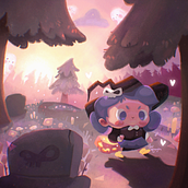 Meu projeto do curso: Cenas atmosféricas no Procreate: pinte com cores e luzes . Traditional illustration, and Digital Illustration project by Vinicius Meneghin - 02.13.2023