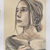 Mon projet du cours : Portrait classique : la méthode du génie universel de la Renaissance. Fine Arts, Sketching, Drawing, Portrait Drawing, Realistic Drawing, and Artistic Drawing project by Brigitte Melchior - 02.14.2023