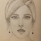 Mi proyecto del curso: Cuaderno de retratos a línea con grafito. Fine Arts, Sketching, Drawing, Portrait Drawing, and Sketchbook project by Arantxa - 02.15.2023