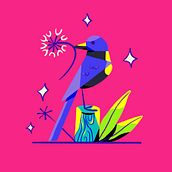 Mój projekt z kursu: Kreatywna kompozycja ilustracji w Procreate. Traditional illustration, Creativit, Digital Illustration, and Digital Drawing project by hanna_1746535596 - 02.15.2023
