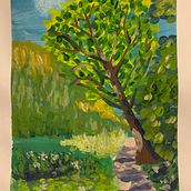 My project for course: Landscape Painting with Gouache for Beginners . % Lemaitre Christine tarafından hazırlanan Güzel sanatlar, Tablo, Doğalcı İllüstras, on, Guaj Bo, Ve ama projesi - 02.15.2023