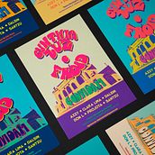 Cynthia Luz e Froid. Design, Graphic Design, T, pograph, Lettering, Vector Illustration, Creativit, Poster Design, and Digital Design project by Alan Teixeira de Matos - 02.15.2023