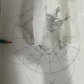My project for course: Introduction to Islamic Art: Create Biomorphic Patterns. Un proyecto de Pintura, Pattern Design, Dibujo, Pintura a la acuarela e Ilustración con tinta de hv099 - 15.02.2023