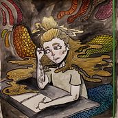 Listening to CKUA during Twilight. Un progetto di Illustrazione tradizionale, Pittura, Creatività e Pittura ad acquerello di Kay Hogan - 16.02.2023