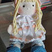 Mi proyecto del curso: Elaboración de muñecas amigurumi románticas. Projekt z dziedziny Craft, Projektowanie zabawek,  Tkactwo, Sz, dełkowanie, Amigurumi, Wzornictwo tekst i liów użytkownika soledadcazorla_1 - 16.02.2023