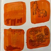 Mein Abschlussprojekt für den Kurs: Illustriertes Tagebuch von Charlotte, 10 years old. Fine Arts, Sketching, Creativit, Drawing, and Sketchbook project by sara_bernhardt_1 - 01.16.2023