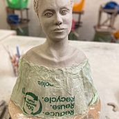 My project for course: Introduction to Clay Figurative Sculpture. Fine Arts, and Sculpture project by wipa_charles - 02.15.2023