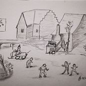Mein Abschlussprojekt für den Kurs: Kreatives Zeichnen: fülle deine Illustrationen mit Leben und Details . Ilustração tradicional, Esboçado, Desenho a lápis, Desenho, Pintura em aquarela, Sketchbook e Ilustração com tinta projeto de Heinrich Giefing - 16.02.2023
