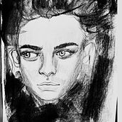 Il mio progetto del corso: Sketchbook per ritratti a grafite con la tecnica del tratteggio. Fine Arts, Sketching, Drawing, Portrait Drawing, and Sketchbook project by psale81 - 02.16.2023