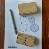 Meu projeto do curso: Confecção de colheres em madeira - Coffee Scoop . Arts, Crafts, Product Design, DIY, and Woodworking project by ari_boehme - 02.16.2023