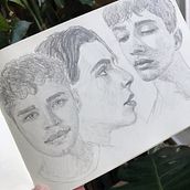 Mi proyecto del curso: Sketchbook de retrato: explora el rostro humano. Sketching, Drawing, Portrait Drawing, Artistic Drawing, and Sketchbook project by bruno_546387 - 02.15.2023