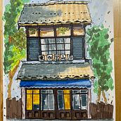 House. Sketchbook project by Marta - 02.14.2023