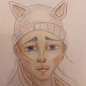 Mein Abschlussprojekt für den Kurs: Lebendiges Porträtzeichnen mit Buntstiften. Drawing, Portrait Drawing, Sketchbook, and Colored Pencil Drawing project by hartmann-miriam - 02.17.2023