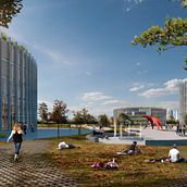 Mi proyecto del curso: Técnicas de Matte Painting para ArchViz. Projekt z dziedziny Retuszowanie fotografii, Fotografia c, frowa, Architektura c, frowa, Wizualizacja architektoniczna, Fotomontaż i Matte painting użytkownika Enzo Fernandez - 16.02.2022