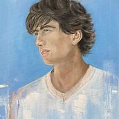 My project for course: Realistic Oil Painting: Explore Your Artistic Spirit. Un proyecto de Bellas Artes, Pintura, Pintura al óleo, Dibujo realista y Dibujo de Retrato de Lola BR - 17.02.2023