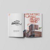 "Architectural Blooming" Editorial Project for Digital Collage for Editorials. Projekt z dziedziny Projektowanie graficzne,  Kolaż, Ilustracja c, frowa, Ilustracja w i dawnicza użytkownika Clara Rigélo - 17.02.2023