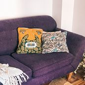 Mi proyecto del curso: Bordado XL con aguja mágica. Un progetto di Ricamo, Interior Design, Punch needle e Textile Design di Melisa Gonzalez - 17.02.2023