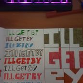 My project for course: Hand-Lettering Sketchbook: Techniques to Unlock Creativity. Sketching, Creativit, Drawing, H, Lettering, and Sketchbook project by clockworkmagpie - 02.17.2023
