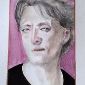 Il mio progetto del corso: Ritratto ad acquerello a partire da una fotografia. Traditional illustration, Watercolor Painting, and Portrait Drawing project by isabellegb - 02.18.2023