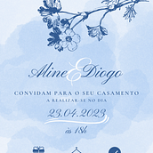 Convite interativo para casamento "Serenity". Un progetto di Design, Eventi e Graphic design di Pedro Henrique Sousa Fernandes - 18.02.2023