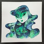 Mon projet du cours : Techniques modernes d’aquarelle. Traditional illustration, Fine Arts, Painting, and Watercolor Painting project by clelia_surlatoile - 02.16.2023