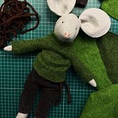My project for course: Designing and Making Your Own Soft Toy. Character Design, Arts, Crafts, To, Design, Sewing, Patternmaking, and Dressmaking project by Hana Vrhovšek - 02.19.2023