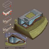 Mi proyecto del curso: Sketching arquitectónico y artístico con Procreate. Un progetto di Architettura, Bozzetti, Illustrazione digitale, Architettura digitale e Illustrazione architettonica di Rodrigo Jurado - 18.02.2023