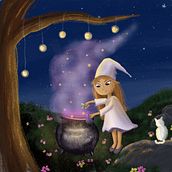 Mon projet du cours : Illustration jeunesse sur Procreate : créez une scène magique. Digital Illustration, Children's Illustration, Digital Painting, and Picturebook project by Fanny Plcht - 02.19.2023