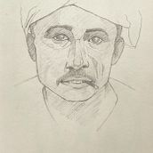 My project for course: Graphite Line Drawing for Portrait Sketchbooking. Fine Arts, Sketching, Drawing, Portrait Drawing, and Sketchbook project by ihshaheem - 02.18.2023