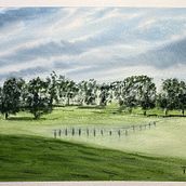 Mon projet du cours : Paysages naturels à l’aquarelle Ein Projekt aus dem Bereich Bildende Künste, Malerei und Aquarellmalerei von Isabelle Proisy - 19.02.2023