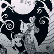 Mein Abschlussprojekt für den Kurs: Märchenillustration mit Feder und Tinte. Un projet de Dessin, Dessin artistique et Illustration à l'encre de holder_frau - 19.02.2023