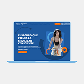 Insurance carrier website UX/UI. Een project van  Ontwerp, Traditionele illustratie, UX / UI, Animatie, Cop y writing van Mireia Alegre - 01.02.2023