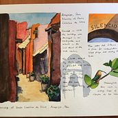 My project for course: Watercolor Travel Journal. Traditional illustration, Watercolor Painting, and Architectural Illustration project by Reinhard Gruner - 02.20.2023