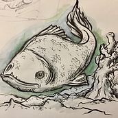 Some drawings and paintings. Traditional illustration project by Beth MacKinney - 02.20.2023