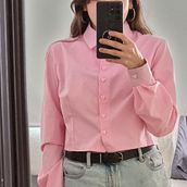 Mi proyecto del curso: Corte y confección: diseña tu propia camisa Ein Projekt aus dem Bereich Modedesign, Nähen und DIY von Nicole Villaseca Reyes - 18.02.2023