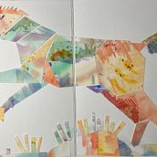 Mon carnet de croquis créatifs à l'aquarelle avec Laura McKendry comme guide. Un progetto di Illustrazione tradizionale, Bozzetti, Creatività, Disegno, Pittura ad acquerello e Sketchbook di Pascal Manny - 21.02.2023