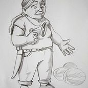 Meu projeto do curso: Introdução à criação de personagens estilo cartoon Ein Projekt aus dem Bereich Traditionelle Illustration, Design von Figuren und Zeichnung von Diogo Lima - 21.02.2023