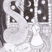 My project for course: Fairy-Tale Illustration with Pen and Ink. Drawing, Artistic Drawing & Ink Illustration project by biruteis - 02.21.2023