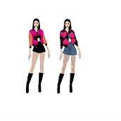 Valentine's collection. Design de moda projeto de lalasol - 18.02.2023