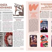 Revista "Libros con Té" (Trabajo de Catedra). Design project by Micaela Santilli - 02.21.2023