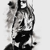 Mi proyecto del curso: Pintura artística con tinta china. Un projet de Illustration traditionnelle, Beaux Arts, Peinture, Dessin au cra, on, Dessin de portrait, Dessin artistique et Illustration à l'encre de Carla Urribarrí - 21.02.2023