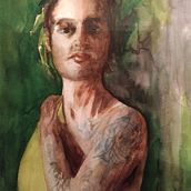 Mein Abschlussprojekt für den Kurs: Aquarellporträts: Erfasse den Charakter des Modells . Fine Arts, Painting, Watercolor Painting, and Portrait Drawing project by susachnee - 02.21.2023