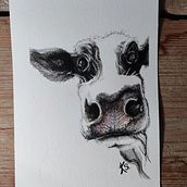 Farm Animals in watercolour . Un projet de Illustration traditionnelle , et Aquarelle de Katherine Smith - 21.02.2023