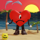 Un Verano Sin Ti (Album Cover) by Bad Bunny. Un progetto di 3D, Direzione artistica, Character design, Graphic design e Marketing di Roberto Medina - 21.02.2023