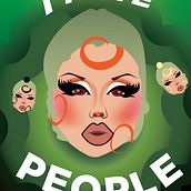 I HATE PEOPLE - DRAG QUEEN WILLOW PILL POSTER. Un progetto di Illustrazione tradizionale e Design di Leonardo Cordova - 22.02.2023
