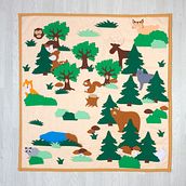 Educational play mat for children "Forest animals". Sewing, and Creating with Kids project by Iryna Rozdobudko - 02.22.2023