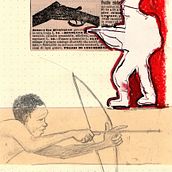 Il mio progetto del corso: Tecniche miste di illustrazione per attivare l'immaginazione, titolo : La guerra della memoria.. Traditional illustration, Fine Arts, Collage, Drawing, Acr, and lic Painting project by Cinzia Imparato - 03.14.2023
