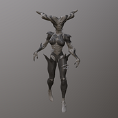 Mi proyecto del curso: Modelado en ZBrush: del concept art a la criatura final. Un projet de 3D, Modélisation 3D, Jeux vidéo, Art conceptuel , et Conception de personnages 3D de aitana_fdez_dguez - 22.02.2023